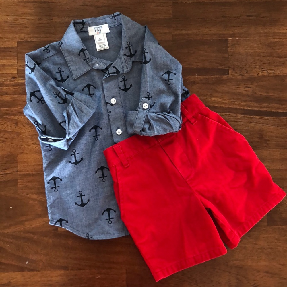Crown & ivy 2 piece outfit